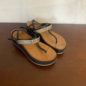 Andrea Sabatini Leather Ankle Strap Sandal size 38